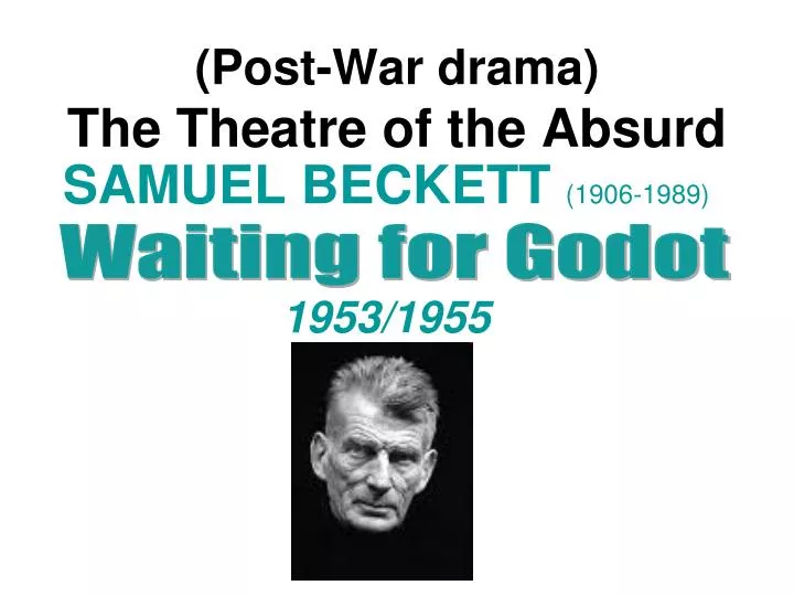 post war drama the theatre of the absurd