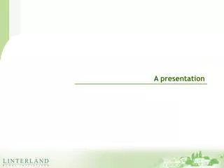 A presentation