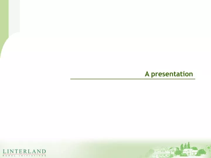 a presentation