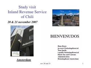 Study visit Inland Revenue Service of Chili