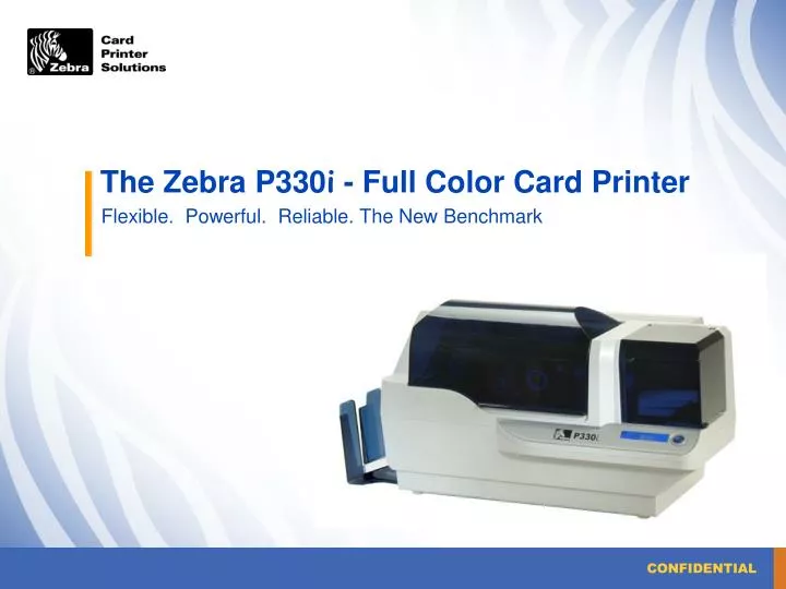 the zebra p330 i full color card printer