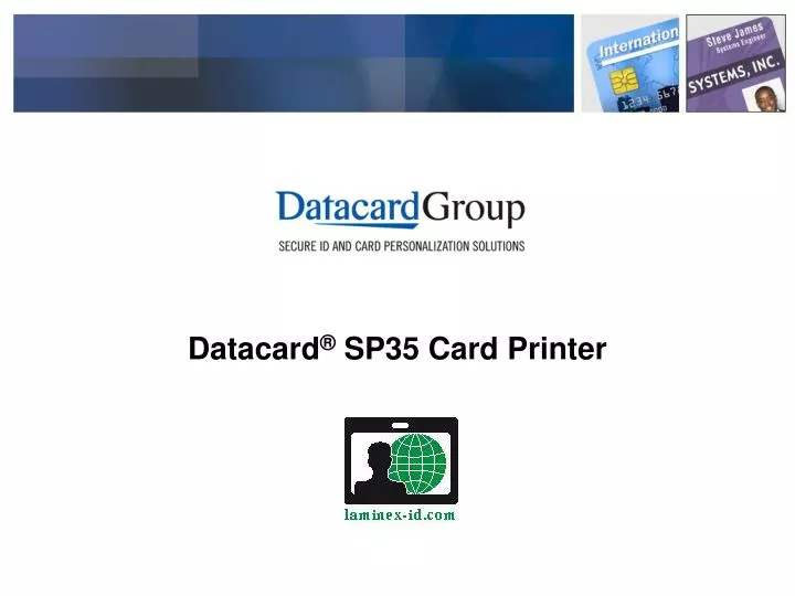 datacard sp35 card printer