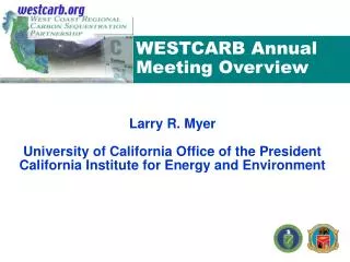 WESTCARB Annual Meeting Overview