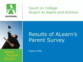 Results of ALearn’s Parent Survey