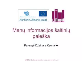 men informacijos altini paie ka