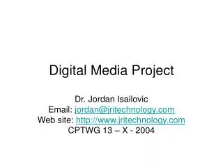 Digital Media Project