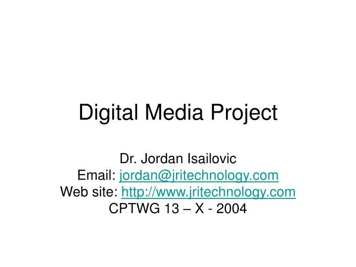 digital media project