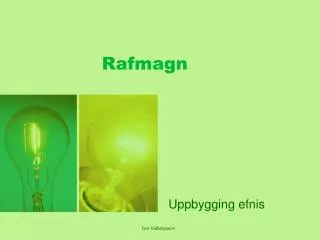 Rafmagn