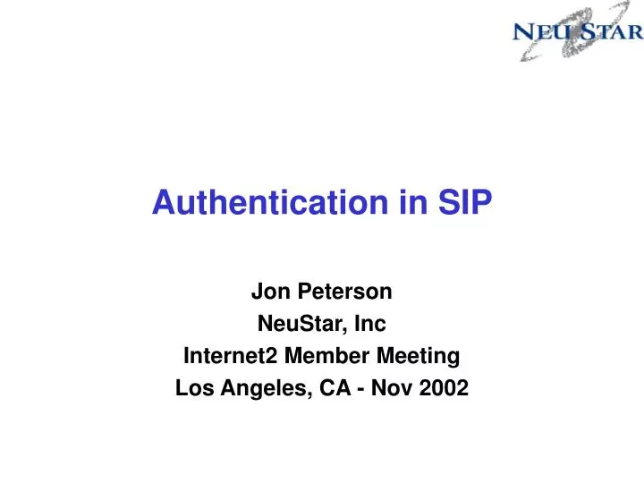 authentication in sip