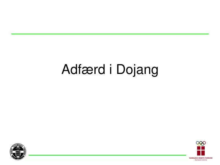 adf rd i dojang