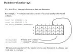 PPT - Multidimensional Arrays PowerPoint Presentation, free download ...