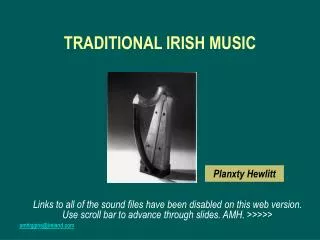 TRADITIONAL IRISH MUSIC