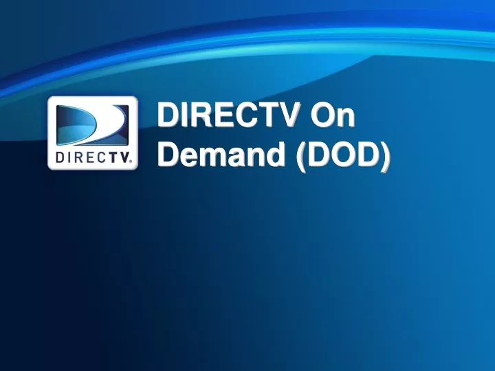 directv on demand dod
