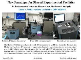 New Paradigm for Shared Experimental Facilities