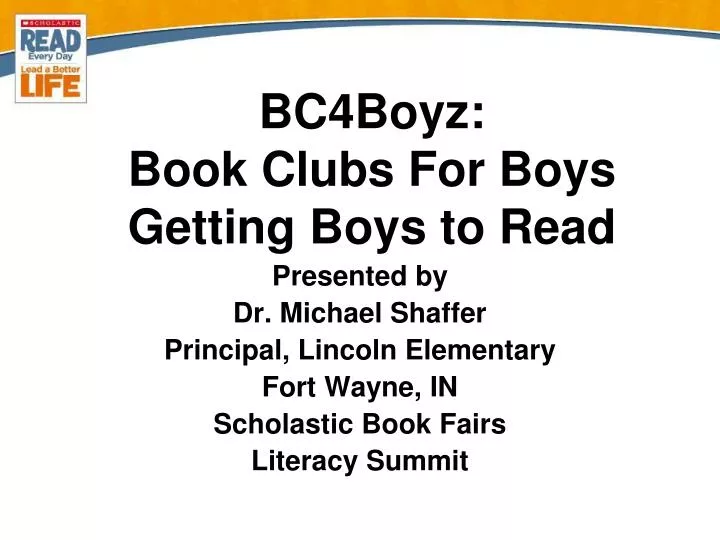 bc4boyz book clubs for boys getting boys to read