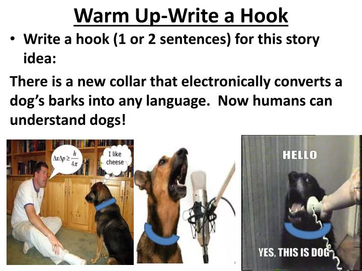 warm up write a hook