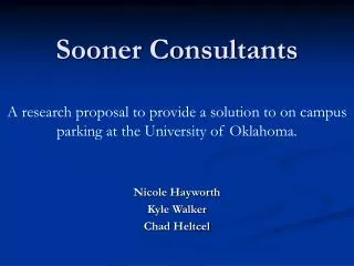 Sooner Consultants