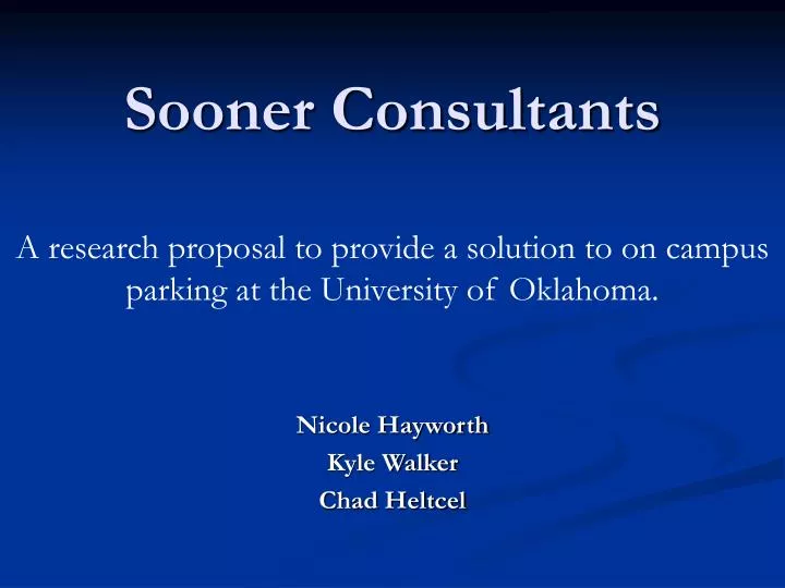 sooner consultants