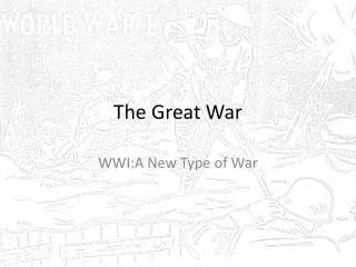 the great war