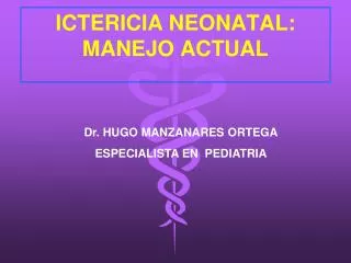 ictericia neonatal manejo actual