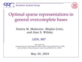 Optimal sparse representations in general overcomplete bases