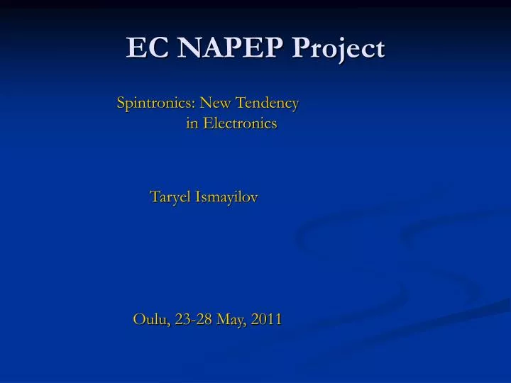 ec napep project