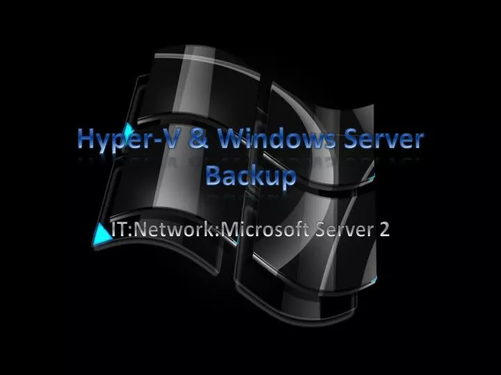 hyper v windows server backup