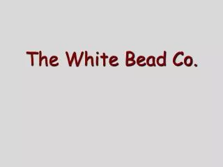 The White Bead Co.