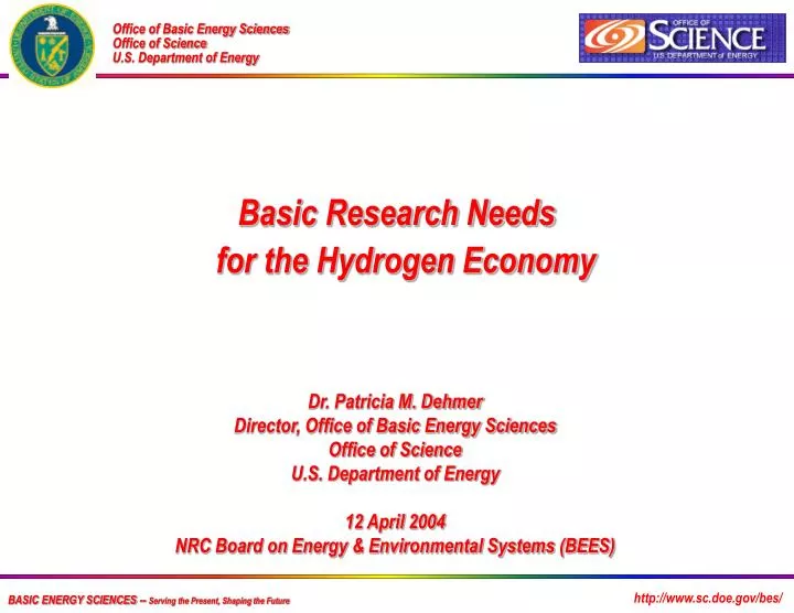 basic energy sciences serving the present shaping the future