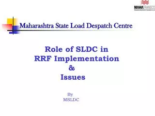 Maharashtra State Load Despatch Centre