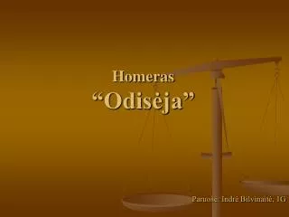 Homeras “Odisėja”