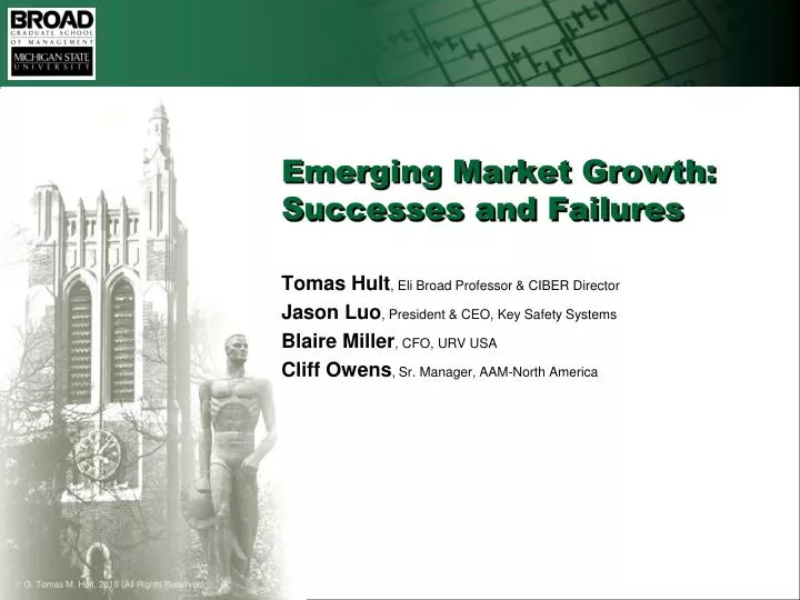 emerging market growth successes and failures