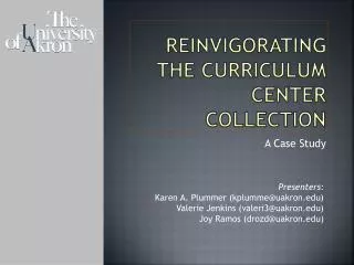 Reinvigorating the curriculum center collection