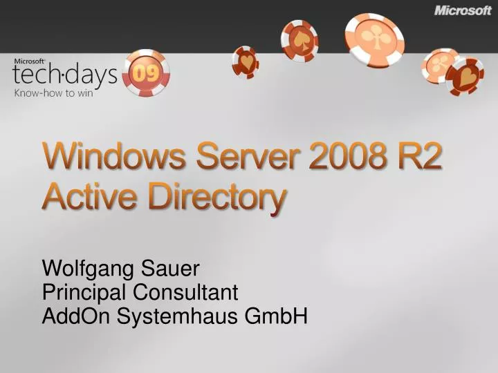 windows server 2008 r2 active directory