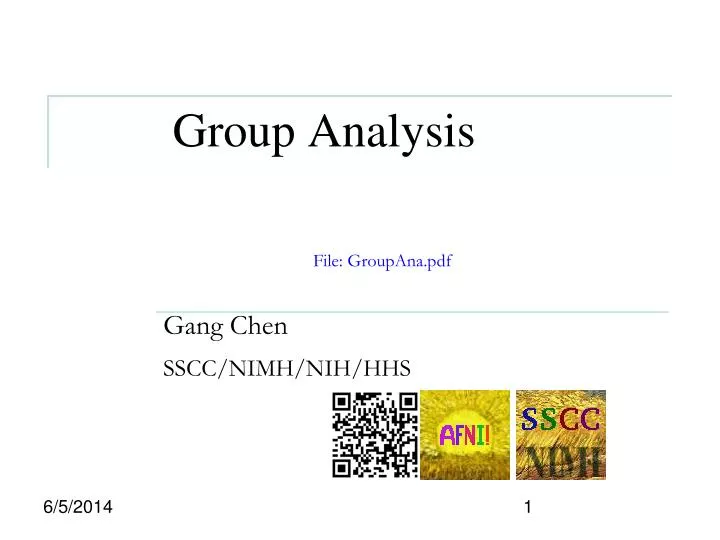 group analysis
