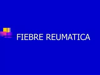 fiebre reumatica