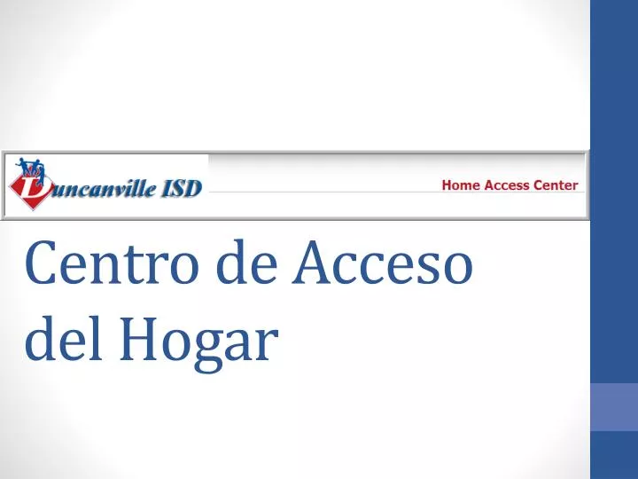 centro de acceso del hogar