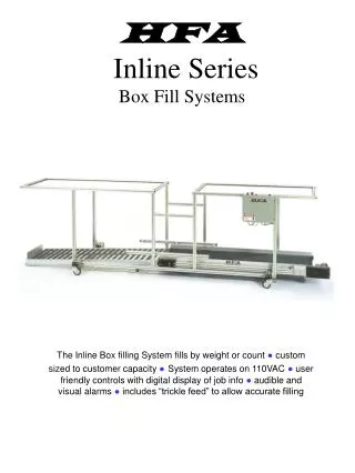 HFA Inline Series Box Fill Systems