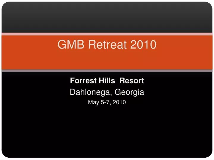 gmb retreat 2010