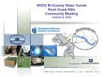 Water Supply: Bi-County Water Tunnel Community Meeting Summary - slide 1