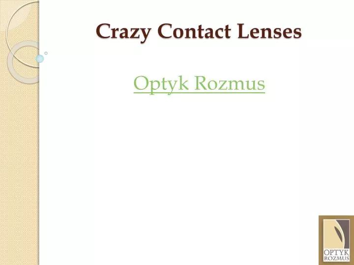 crazy contact lenses