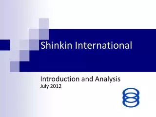 Shinkin International