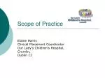 Scope of Practice - slide 1