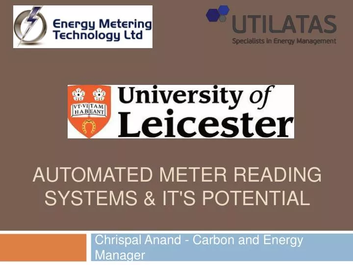 automated meter reading systems it s potential