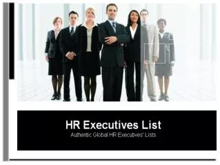 Authentic Global HR Executives Lists
