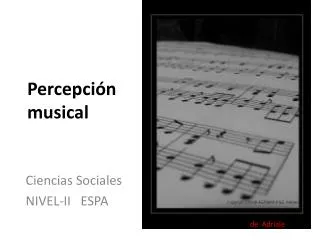 percepci n musical