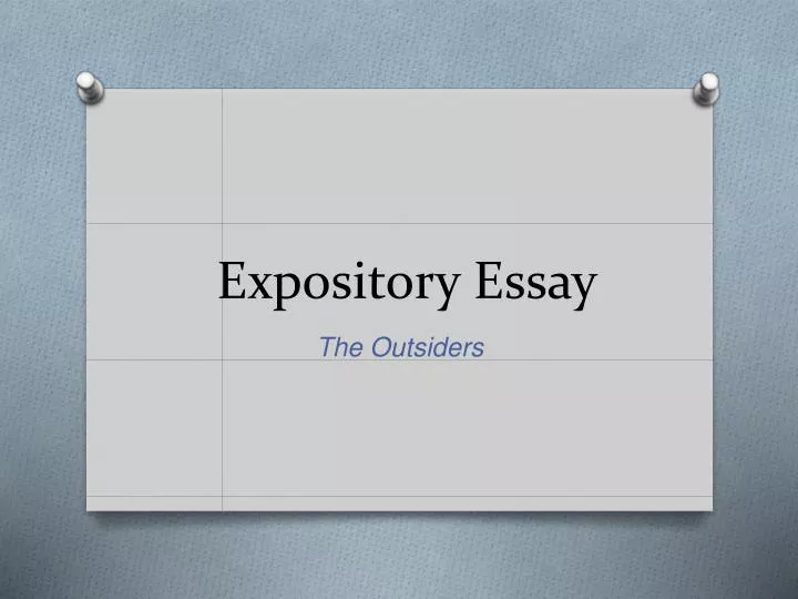 expository essay