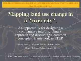 Mapping land use change in a &quot;river city&quot;.