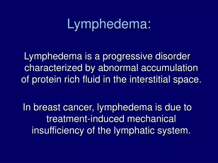 lymphedema