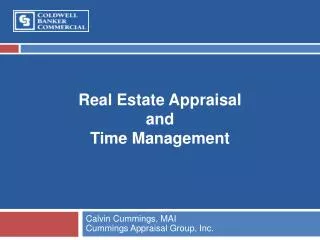 Real Estate Appraisal and Time Management